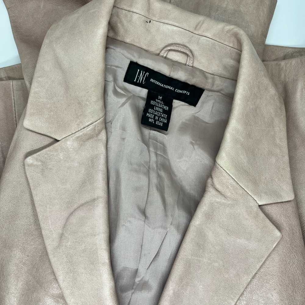 100% leather jacket size medium